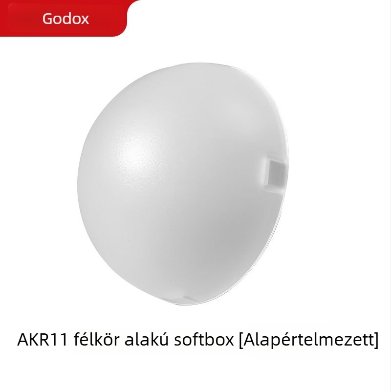 AK-R1 puha fény diffúzor V1 kamera számára – félkör alakú hordozható töltőfény – God bull