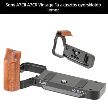 JLwin Alumínium ötvözetű gyorskioldó L-plates Sony A7CII/A7CR/A7C2 kamerákhoz — Anyag: alumínium ötvözet; Kompatibilitás: Sony A7CII/A7CR/A7C2; Típus: L-lemez