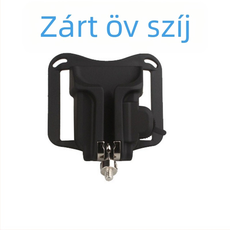 DSLR kamerához való övcsat: nyitott/zárt csat, műanyag, teherbírás 2 kg alatt, hossz 10 cm