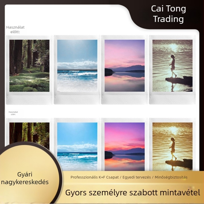 Polaroid Mini 11 objektív kiegészítő: négyszínű előszűrő, leválasztható tükrös objektív