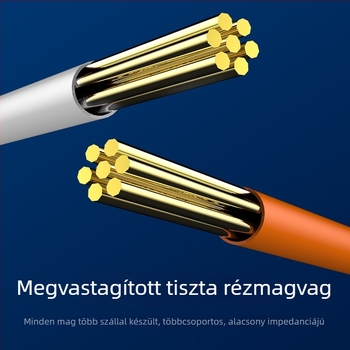 Cat6 Ethernet-kábel, RJ45, oxigénmentes réz, OD6.0, Routerkapcsolat