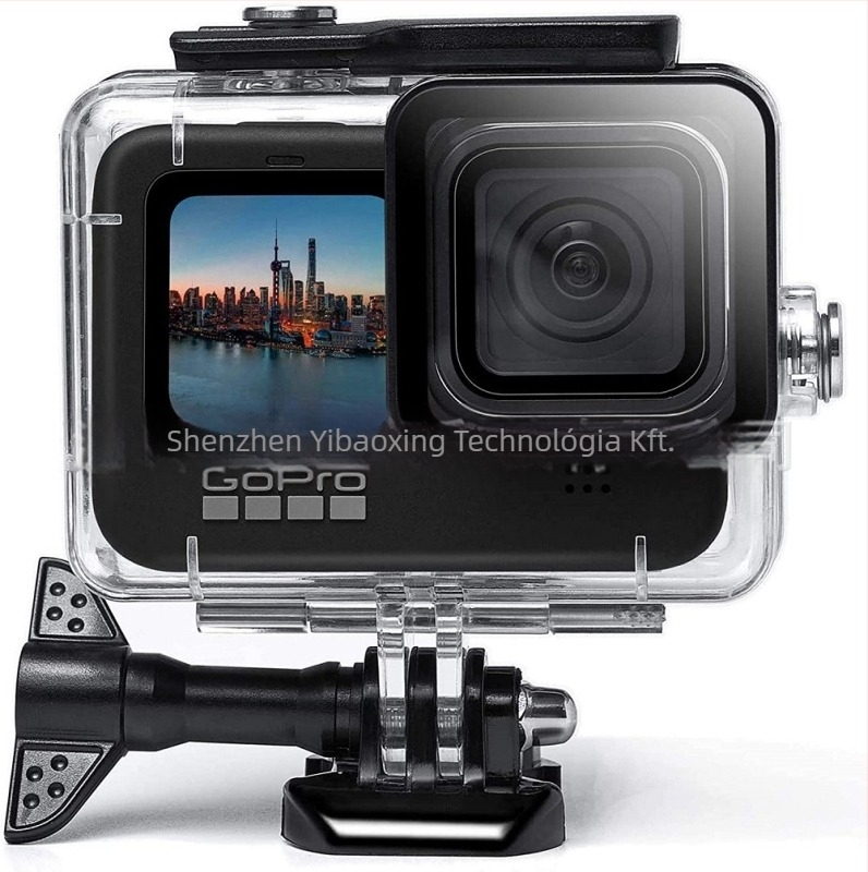 GoPro Hero9 védőtok | Átlátszó akril, vízálló tok | Ütésálló | Kompatibil a Hero9