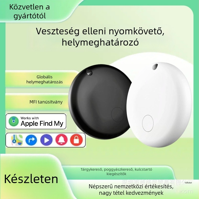 GPS házikedvenc lokalizátor Android Google verzióval, Bluetooth nyomkövető, iOS-kompatibilis, ABS ház