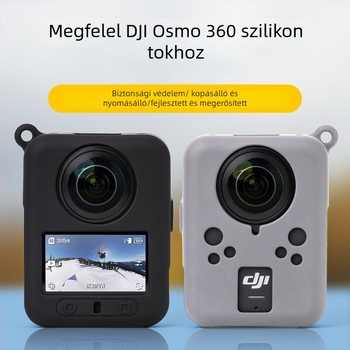 Szilikon védőtok DJI Osmo 360-hoz — Libor Os02, test- és objektívvédelem, csomag: test- és objektívtok