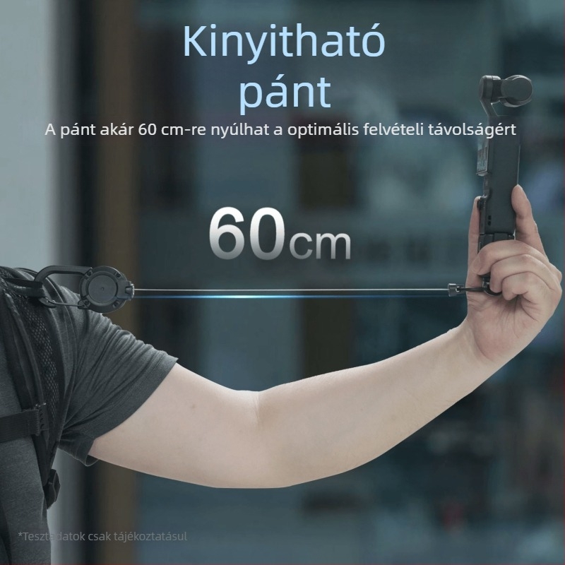 Kinyújtható hátizsák-zár DJI Pocket 3-hoz – BB01, kompatibil a DJI OSMO Pocket 3-mal; Anyag: műanyag + fém; Termékkód: B/B001 (BB01 • Kompatibilis a DJI OSMO Pocket 3-mal • Anyag: műanyag + fém • B/B001)