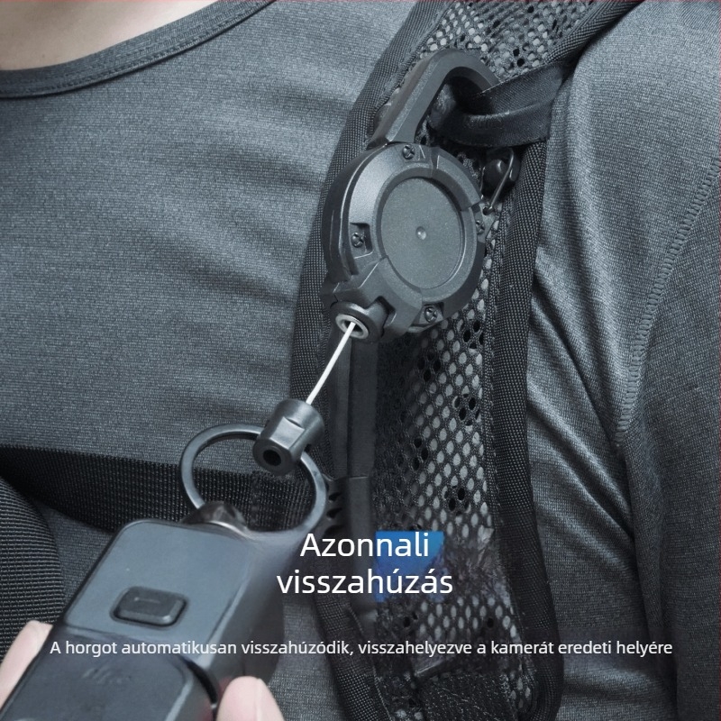 Kinyújtható hátizsák-zár DJI Pocket 3-hoz – BB01, kompatibil a DJI OSMO Pocket 3-mal; Anyag: műanyag + fém; Termékkód: B/B001 (BB01 • Kompatibilis a DJI OSMO Pocket 3-mal • Anyag: műanyag + fém • B/B001)
