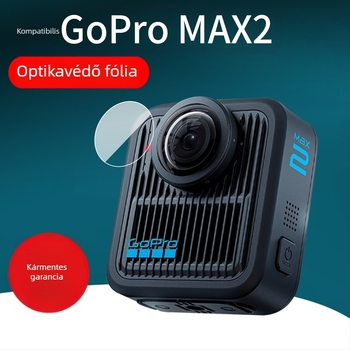 GoPro Max2 edzett kijelző- és lencsevédő fólia, anti-karcolás