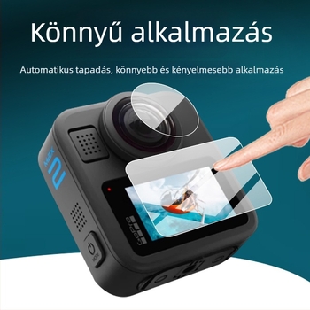 GoPro Max2 edzett kijelző- és lencsevédő fólia, anti-karcolás