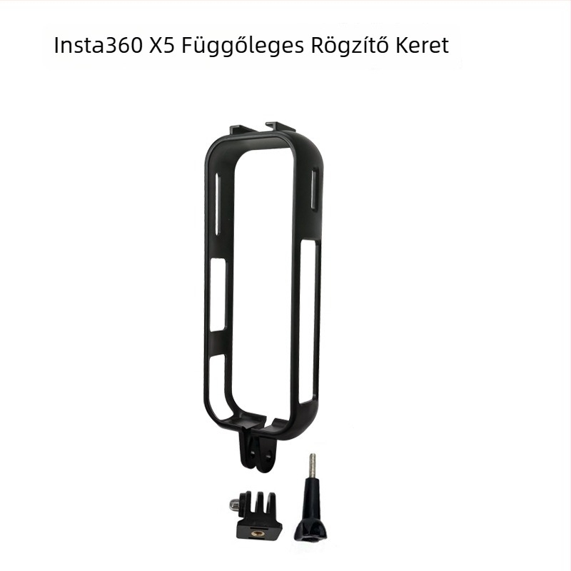 Insta360 X5 bővített védőkeret csavarokkal és adapterrel – PC kivitel, horizontális és vertikális felvételhez