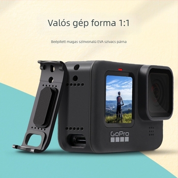 GoPro HERO8-11 ABS műanyag újratölthető hűtő oldalsó fedél és akkumulátor oldalsó fedél – kiegészítő