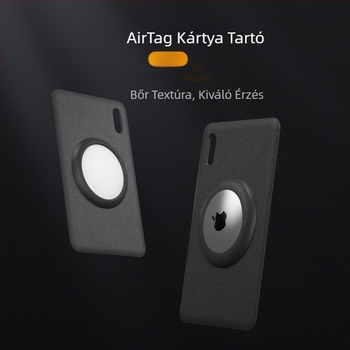Airtag kártyatartó védőtok – Kemény héj, ABS anyag, IP68 vízálló, injektált öntés