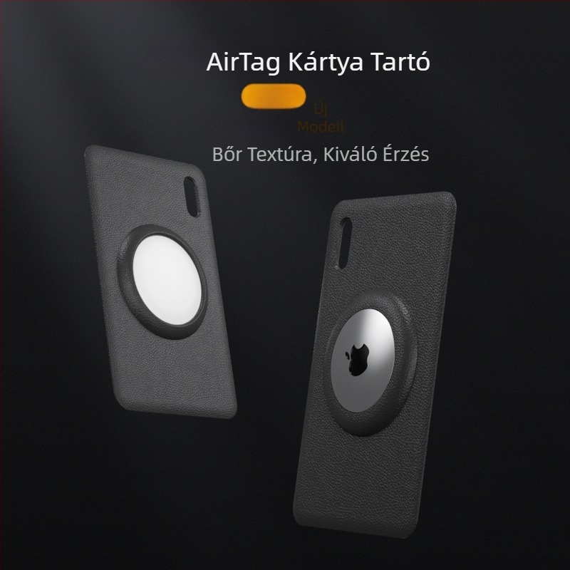 Airtag kártyatartó védőtok – Kemény héj, ABS anyag, IP68 vízálló, injektált öntés