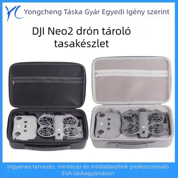 DJI Neo2 drón EVA kemény tok - vízálló, pánt nélküli, kézben hordozható, varrott kivitel