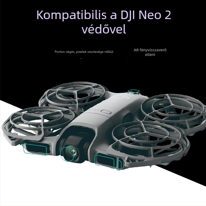Fisheye lencse védőfilm DJI NEO 2-höz – Nano HD, Modell Neo2-bhm-sf, Anyag: Nanomateriál, Kompatibilis a DJI NEO 2-vel