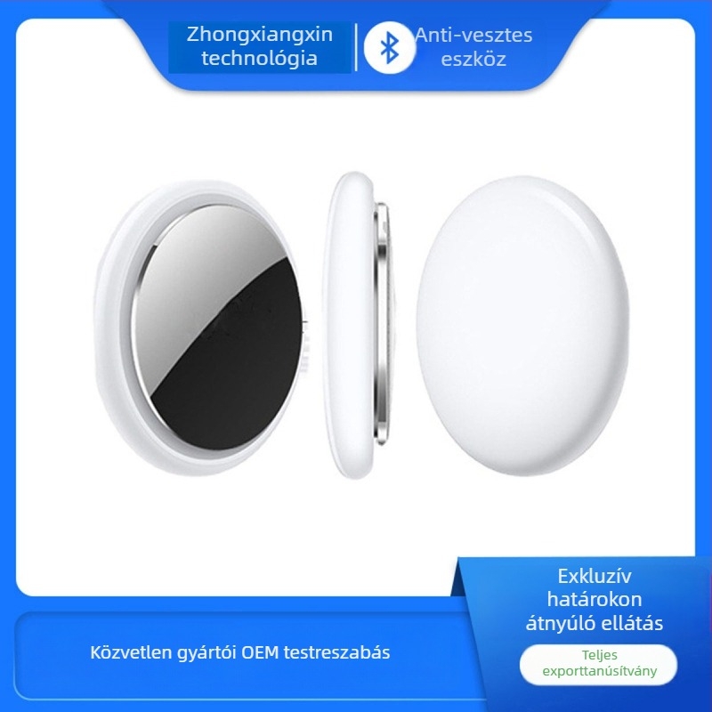 Okos Bluetooth tracker kulcsokhoz, pénztárcához és telefonhoz – AK-30, 30 m hatótáv, Android és iOS kompatibilitás, 210 mAh akkumulátor