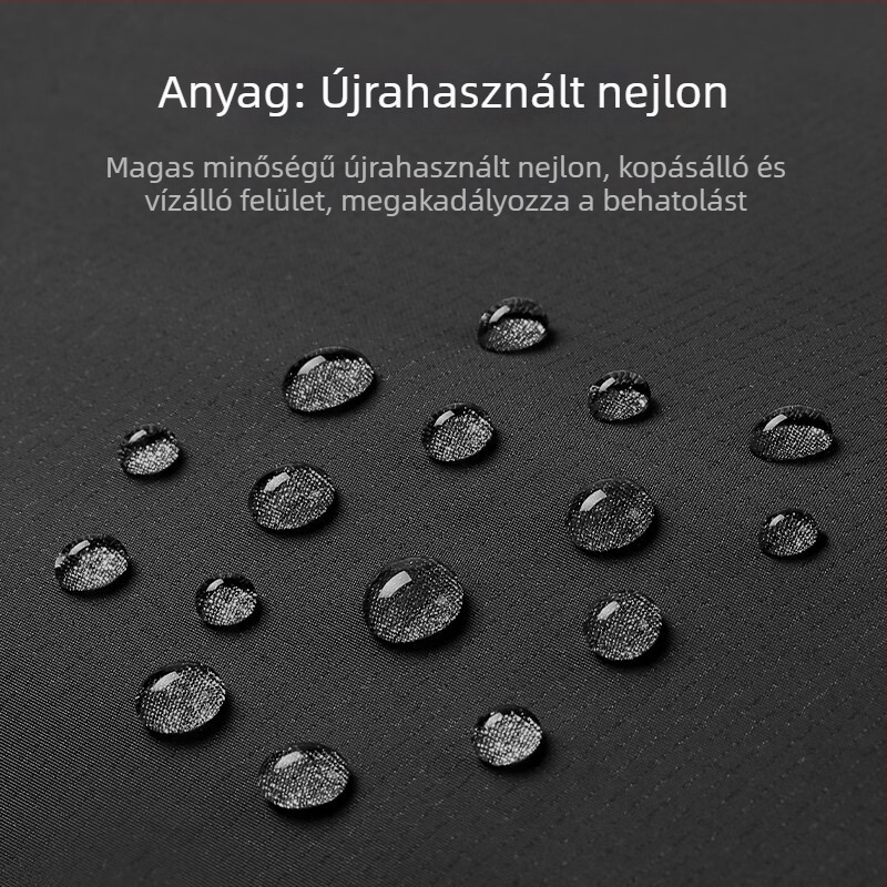 Kábel- és kiegészítő tároló táska — vízálló poliészterből, mindennapi használatra, ideális kábelekhez, fülhallgatókhoz, USB-meghajtókhoz és hordozható merevlemezekhez