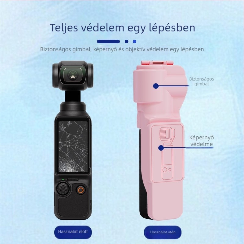 DJI Osmo Pocket 3 lencse és képernyő védőfedél, BRDRC, ABS+PC, 27,4 g