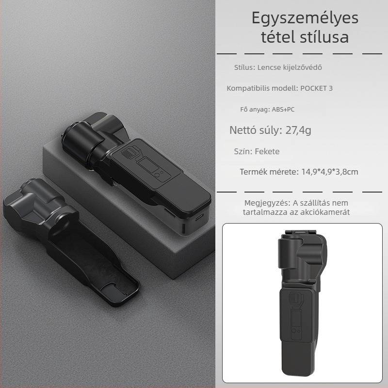 DJI Osmo Pocket 3 lencse és képernyő védőfedél, BRDRC, ABS+PC, 27,4 g