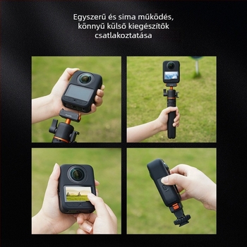 Szilikon védőtok DJI Osmo 360 Action Camera – lencsevédő sapka és védő sapka a gimbalhoz