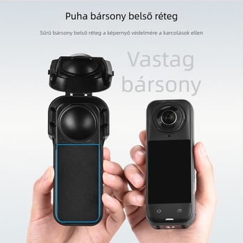 Flymile X5030_1 Insta360 X5-hoz szánt védőfedél-készlet — képernyővédő, lencsevédő, gimbalvédő