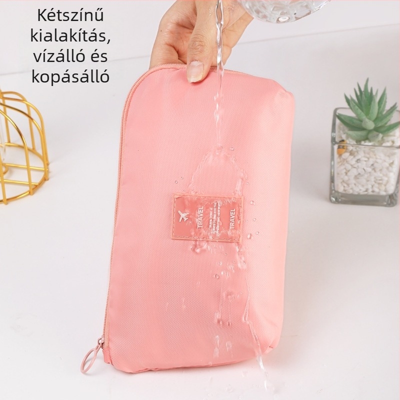 Utazási tároló táska kozmetikumok és kábelek tárolására, kézitáska-stílusú, poliészter, autóba szerelhető, 2024-ben debütált