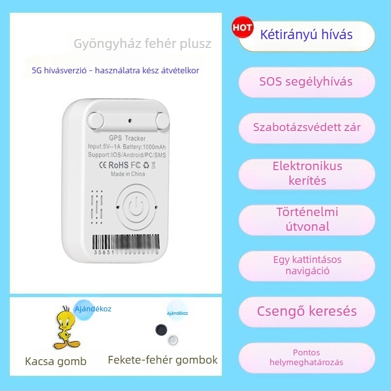 GPS gyermeklokátor – nyomkövetés és helymeghatározás, elvesztés és elrablás elleni védelemmel