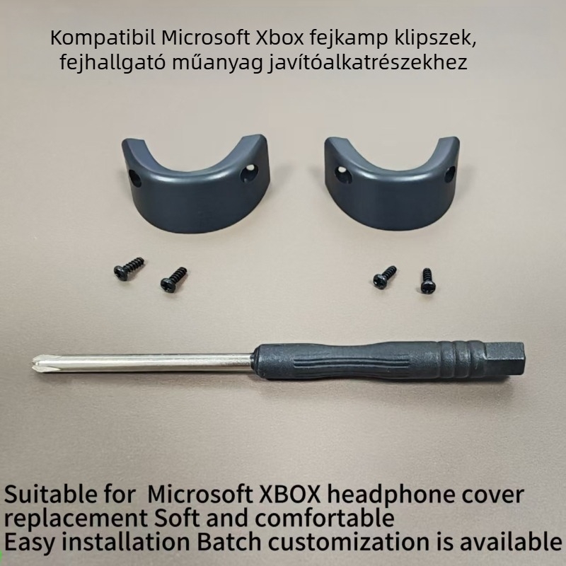 Műanyag fejpánt csat Xbox – Xbox fejhallgató fejpánt cseredarab (Modell: Xbox headband buckle) – Szükséges saját csavarhúzó
