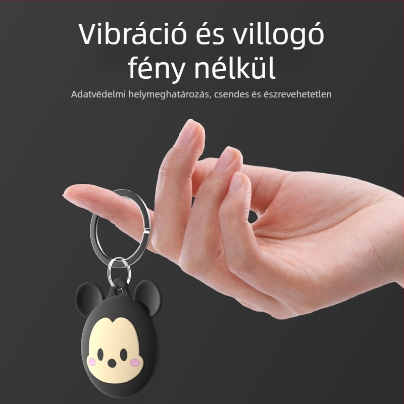 AK-28B GPS-kereső Android és iOS számára; univerzális nyomkövető gyerekeknek, időseknek és háziállatoknak; 240 mAh akkumulátor; globális helymeghatározás, térkép-navigáció; kulcstartóként viselhető