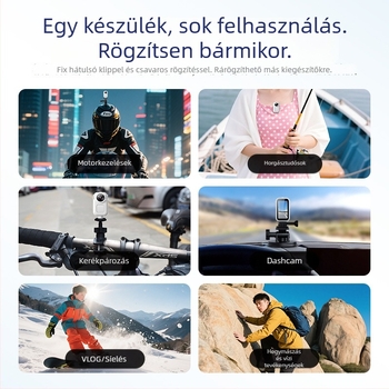 PX-30 akciókamera 360° panorámával, CCD szenzor, 10x optikai zoom, 14,2 MP, Wi‑Fi