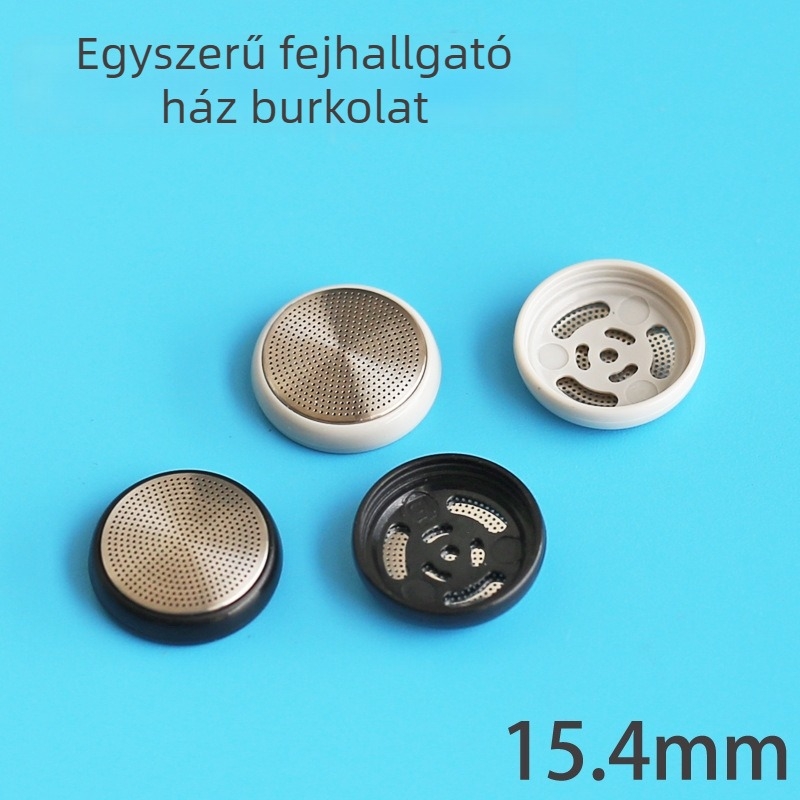 DIY fejhallgató burkolat, rozsdamentes háló, síkfejű dugófedél, javítási kiegészítők egyedi fejhallgatókhoz