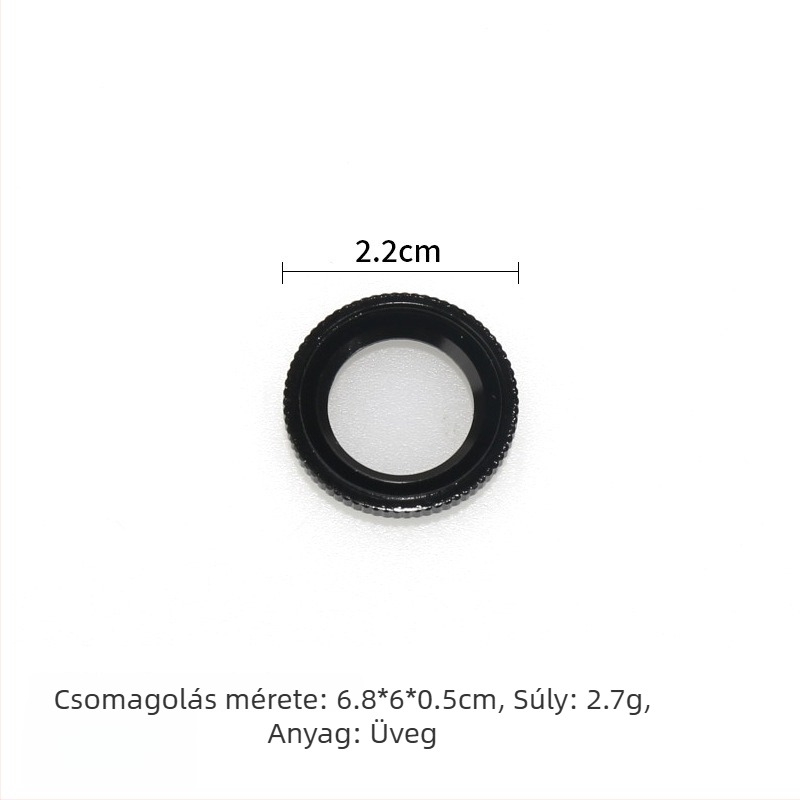 Objektívvédő sapka Insta360 Go3/Go3S — edzett üveg; rendkívül átlátszó polikarbonát; eredet: Kína; márka: Neutral