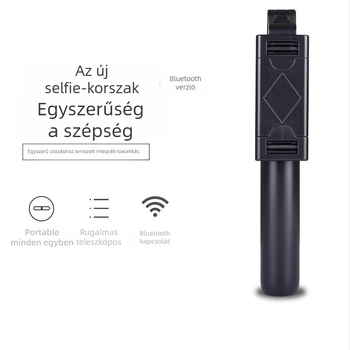 K07 Mobiltelefonos Selfie Pálca Bluetooth Távirányítóval – Kültéri All-in-One Tripod Élő Felvételekhez (ABS)