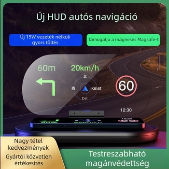 HUD autó kijelző – WS53, fedélzeti számítógép kijelző, ABS, USB tápellátás