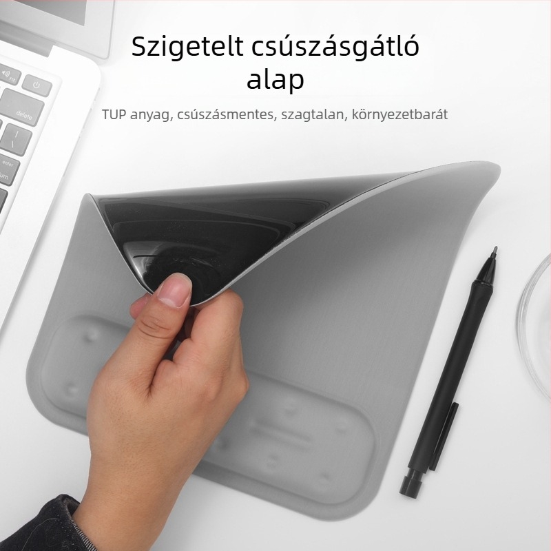 Memóriás csuklótámasz egérpadhoz és billentyűzethez – Modell YK-HW1001, egyoldalas, szövet anyag