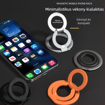 Mágneses telefonállvány, univerzális, ötvözetből, testreszabás elérhető