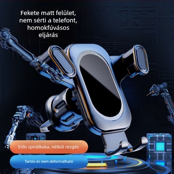Univerzális autótelefon-tartó a ventillációs nyíláshoz, rezgéscsillapítás és navigáció
