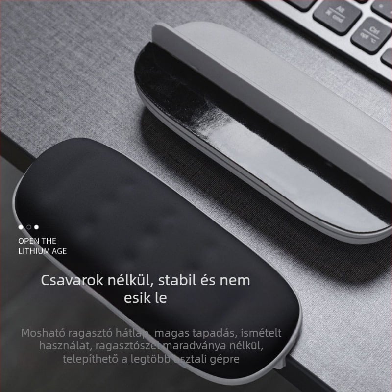 Multifunkcionális asztali alátét könyöktámasz és forgatható csuklótámasz, szilikon antislip asztali matrac irodai használatra, billentyűzet-támasz, modell 4658769769