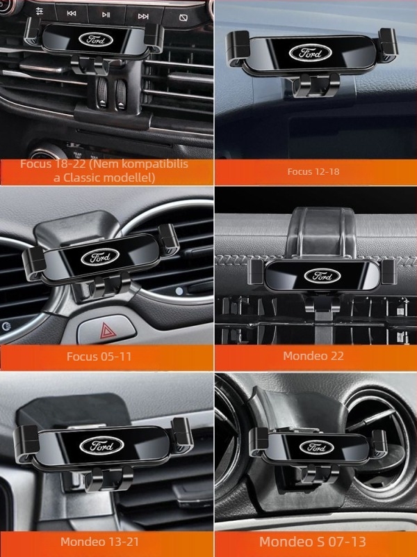 Ford univerzális autótelefon-tartó a Focus, Mondeo, Edge Plus, Ruiji, Escape, Yibo modellekhez