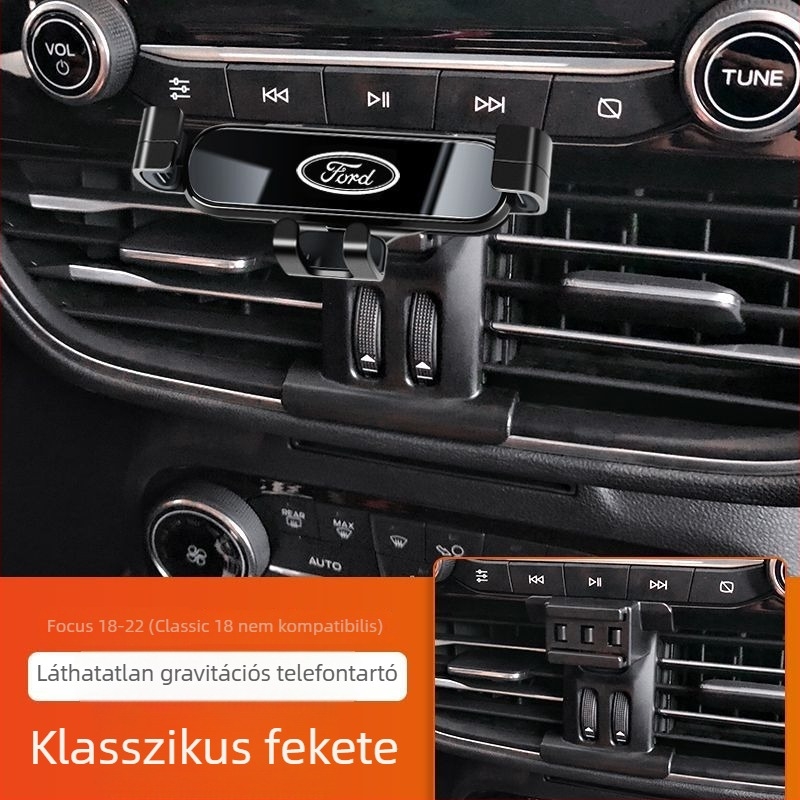 Ford univerzális autótelefon-tartó a Focus, Mondeo, Edge Plus, Ruiji, Escape, Yibo modellekhez
