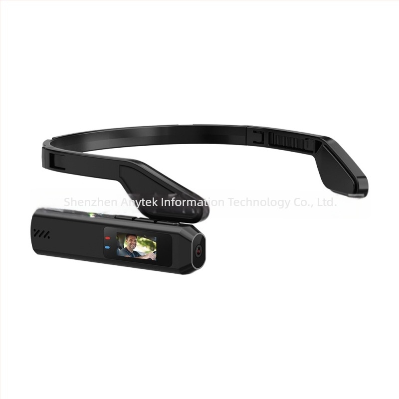 Anitech Q111 fejre szerelhető akciókamera – 2.7K/1080p/720p videó, 0.96'' LCD, ABS ház, 60 perces akkumulátor-üzemidő, tárhely akár 128 GB