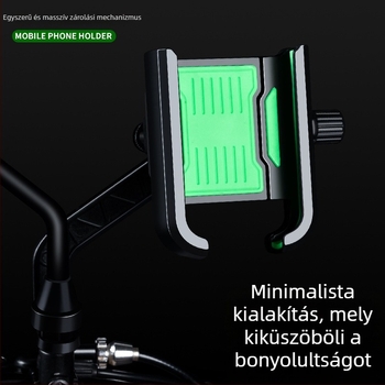 Autó- és motorkerékpár telefon-tartó beépített mini esernyővel, napfény árnyékolással, clipes rögzítés, műanyag kivitel, vízálló, többfunkciós