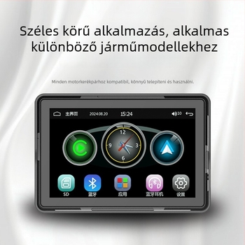 Motorkerékpár dash cam 360° nézet, 2,0 MP szenzor, TF-kártya támogatás 64 GB-ig, 1600x600 felbontás, elülső felszerelés motorkerékpáron