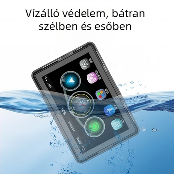 Motorkerékpár dash cam 360° nézet, 2,0 MP szenzor, TF-kártya támogatás 64 GB-ig, 1600x600 felbontás, elülső felszerelés motorkerékpáron