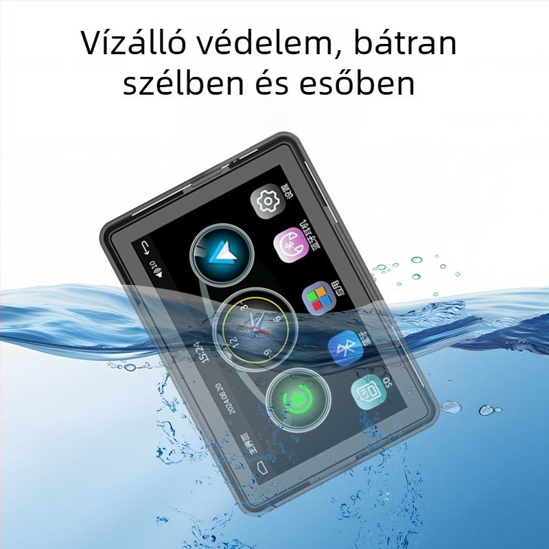 Motorkerékpár dash cam 360° nézet, 2,0 MP szenzor, TF-kártya támogatás 64 GB-ig, 1600x600 felbontás, elülső felszerelés motorkerékpáron