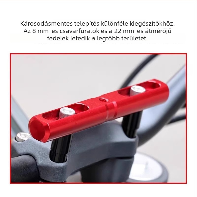 Motorkerékpár univerzális telefon-tartó kinyúló rúddal DVR és navigáció számára