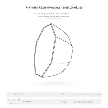 Nyolcszögletű softbox esernyő-stílusú egylámpás fej, összecsukható, 101–150W, 110–220V, fotózásra, élő közvetítésre és szépségápolásra