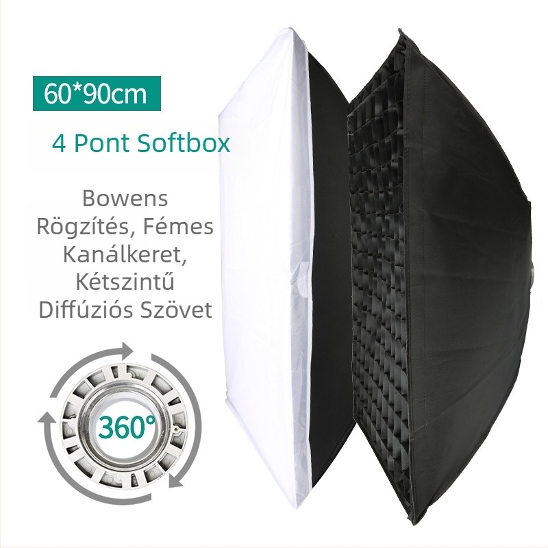 Star Trace 6090 Softbox professzionális fotózásra, fém váz