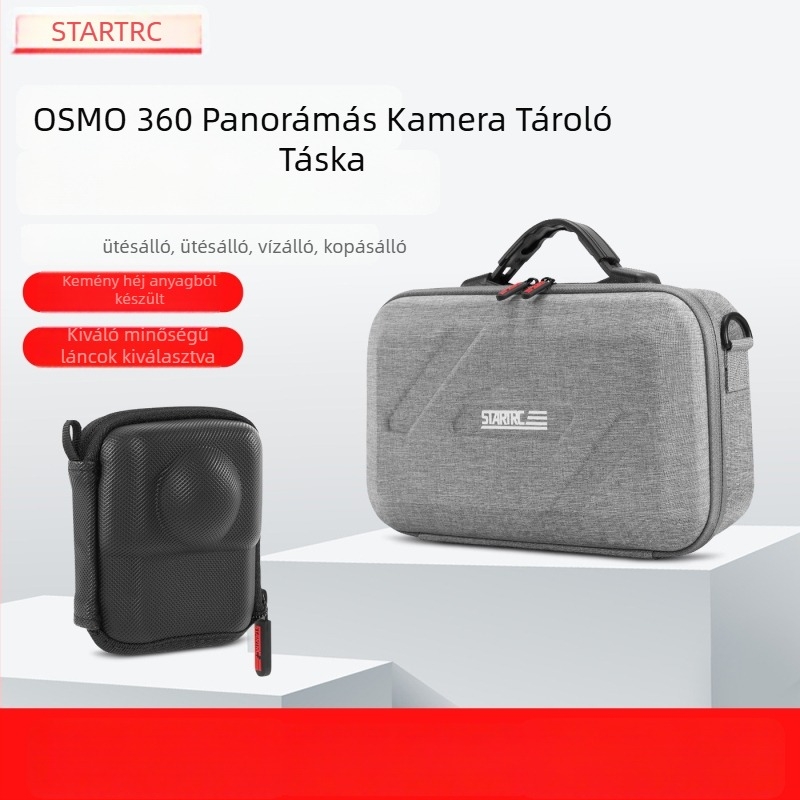 Védőtok DJI Osmo 360 panoráma kamera számára, kompakt korpusz, ütésálló