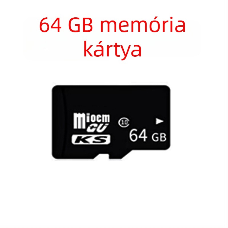Rendvédelmi testkamera, 4K (2160P), 90° látószög, Wi-Fi, USB/HDMI kimenet, TF-kártya 128 GB-ig támogatott