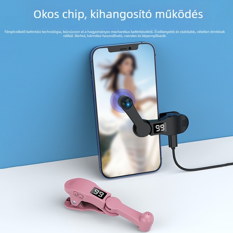 Automatikus érintőképernyő kattintó készülék mobiltelefonhoz élő adásokhoz